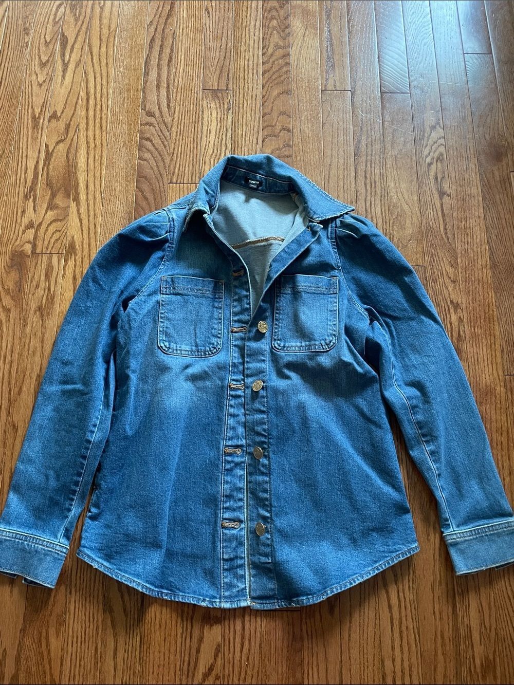 Express Medium Wash Denim Jacket Women’s Sz XS